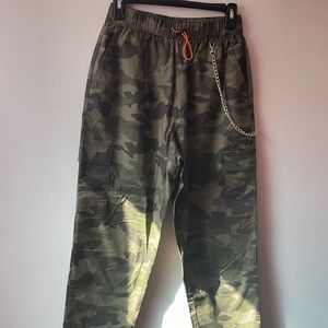 Love Fire Camo Cargo Pants in Medium